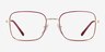 Vogue Eyewear VO4252 Red Gold MetalEyeglass Frames from EyeBuyDirect, Front View
