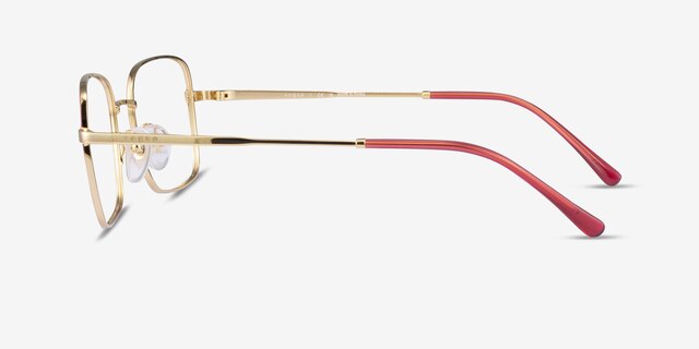 Vogue Eyewear VO4252 Red Gold MetalEyeglass Frames from EyeBuyDirect, Side View