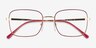 Vogue Eyewear VO4252 Red Gold MetalEyeglass Frames from EyeBuyDirect, Closed View