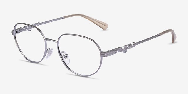 Vogue Eyewear VO4259 Silver MetalEyeglass Frames from EyeBuyDirect, Angle View