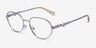 Vogue Eyewear VO4259 Silver MetalEyeglass Frames from EyeBuyDirect, Angle View