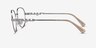 Vogue Eyewear VO4259 Shiny Silver MetalEyeglass Frames from EyeBuyDirect, Side View