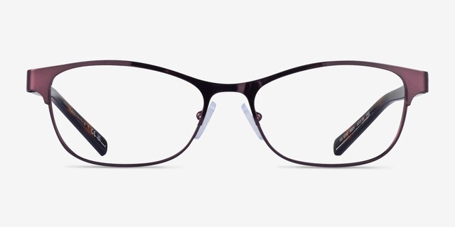 Armani Exchange AX1010 Matte Brown MétalMontures de lunettes de vue d'EyeBuyDirect, Vue de Face