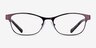 Armani Exchange AX1010 Matte Brown MétalMontures de lunettes de vue d'EyeBuyDirect, Vue de Face