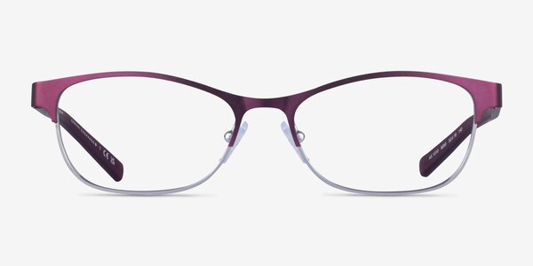 Armani Exchange AX1010 Shiny Purple Silver Metal Eyeglass Frames