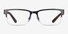 Armani Exchange AX1014 Matte Gunmetal MetalEyeglass Frames from EyeBuyDirect, Front View