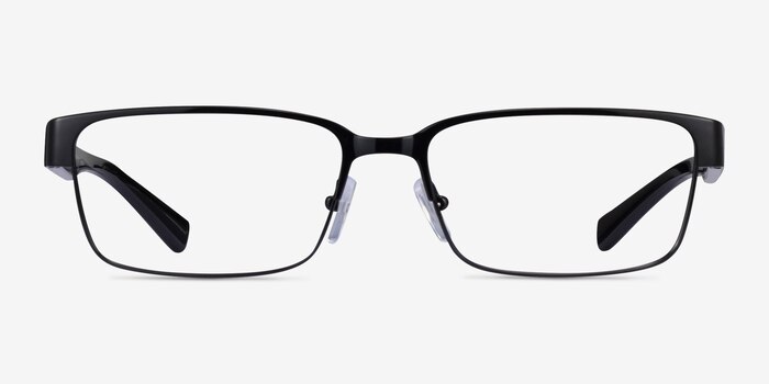 Armani Exchange AX1017 Black Metal Eyeglass Frames from EyeBuyDirect