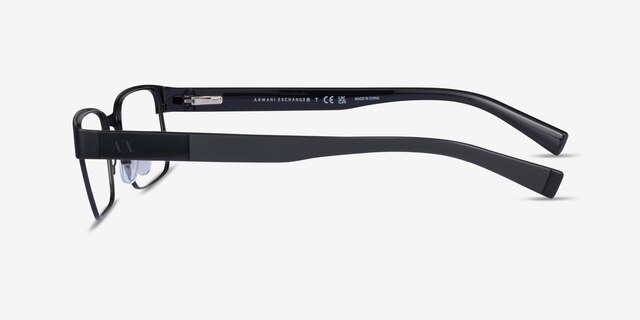 Armani Exchange AX1017 Black MetalEyeglass Frames from EyeBuyDirect, Side View