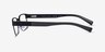 Armani Exchange AX1017 Black MetalEyeglass Frames from EyeBuyDirect, Side View
