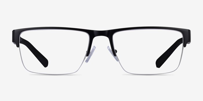 Armani Exchange AX1018 Matte Black Métal Montures de lunettes de vue d'EyeBuyDirect