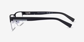 Armani Exchange AX1018 Matte Black Métal Montures de lunettes de vue d'EyeBuyDirect, Vue de Côté