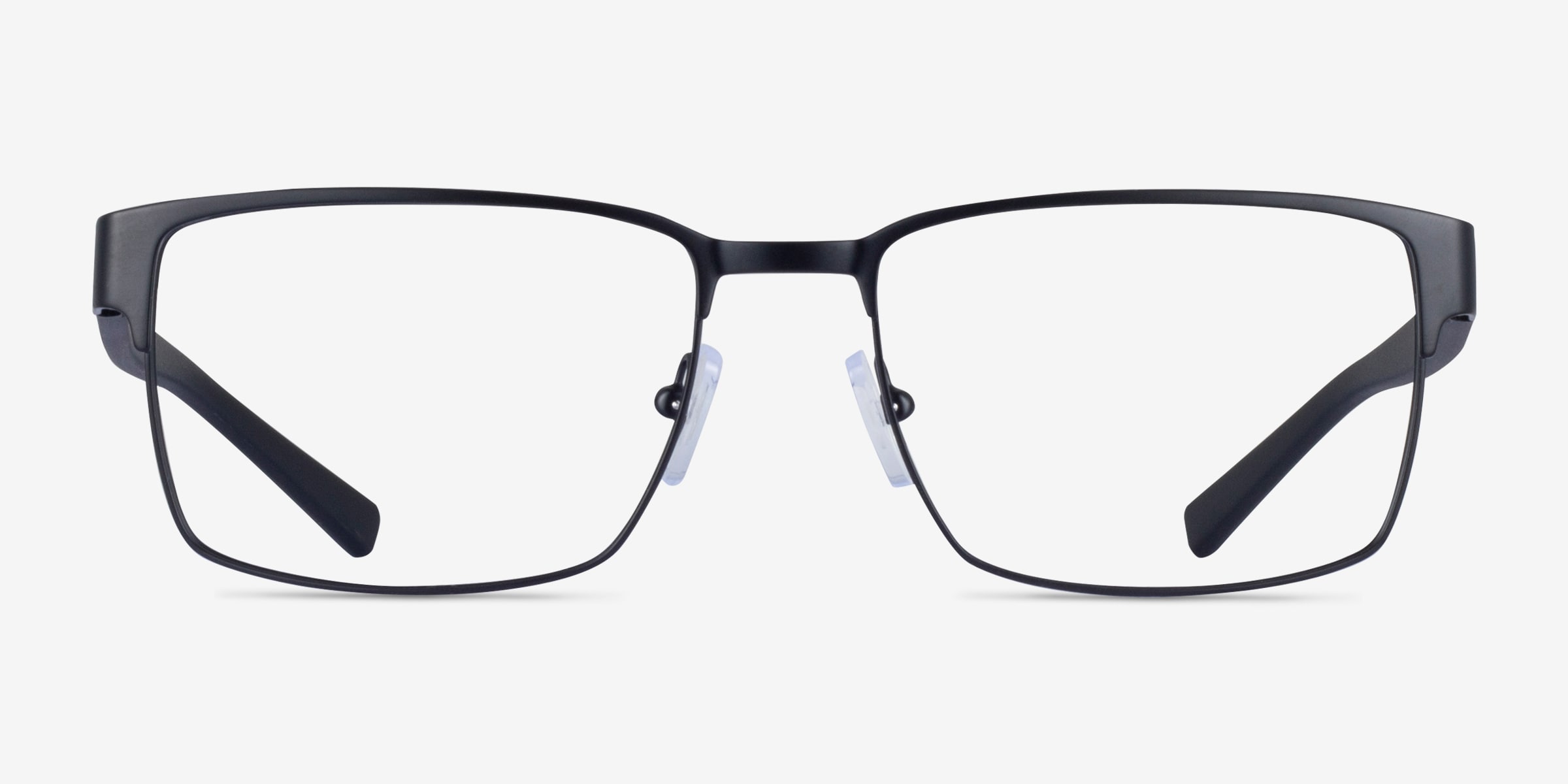 Armani Exchange AX1019 - Rectangle Matte Black Frame Eyeglasses