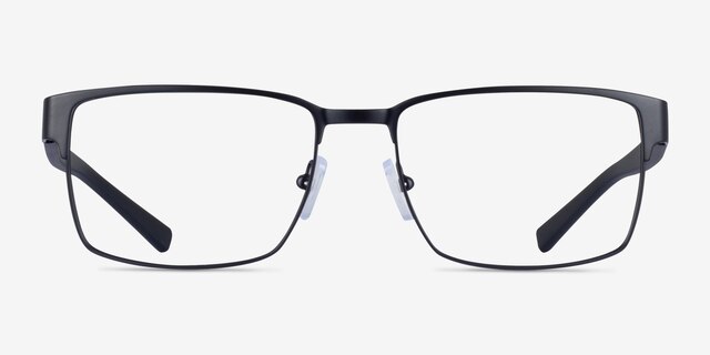 Armani Exchange AX1019 Matte Black MétalMontures de lunettes de vue d'EyeBuyDirect, Vue de Face
