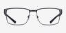 Armani Exchange AX1019 Matte Black MétalMontures de lunettes de vue d'EyeBuyDirect, Vue de Face