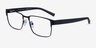 Armani Exchange AX1019 Matte Black MétalMontures de lunettes de vue d'EyeBuyDirect, Vue d'Angle