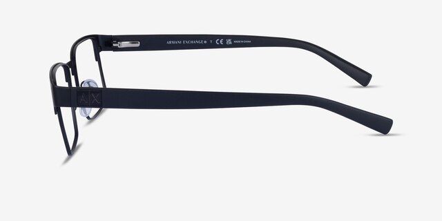 Armani Exchange AX1019 Matte Black MétalMontures de lunettes de vue d'EyeBuyDirect, Vue de Côté