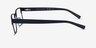 Armani Exchange AX1019 Matte Black MétalMontures de lunettes de vue d'EyeBuyDirect, Vue de Côté