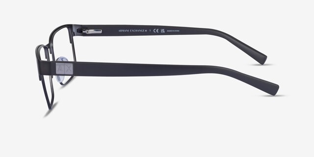 Armani Exchange AX1019 Matte Gunmetal MetalEyeglass Frames from EyeBuyDirect, Side View
