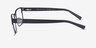 Armani Exchange AX1019 Matte Gunmetal MetalEyeglass Frames from EyeBuyDirect, Side View
