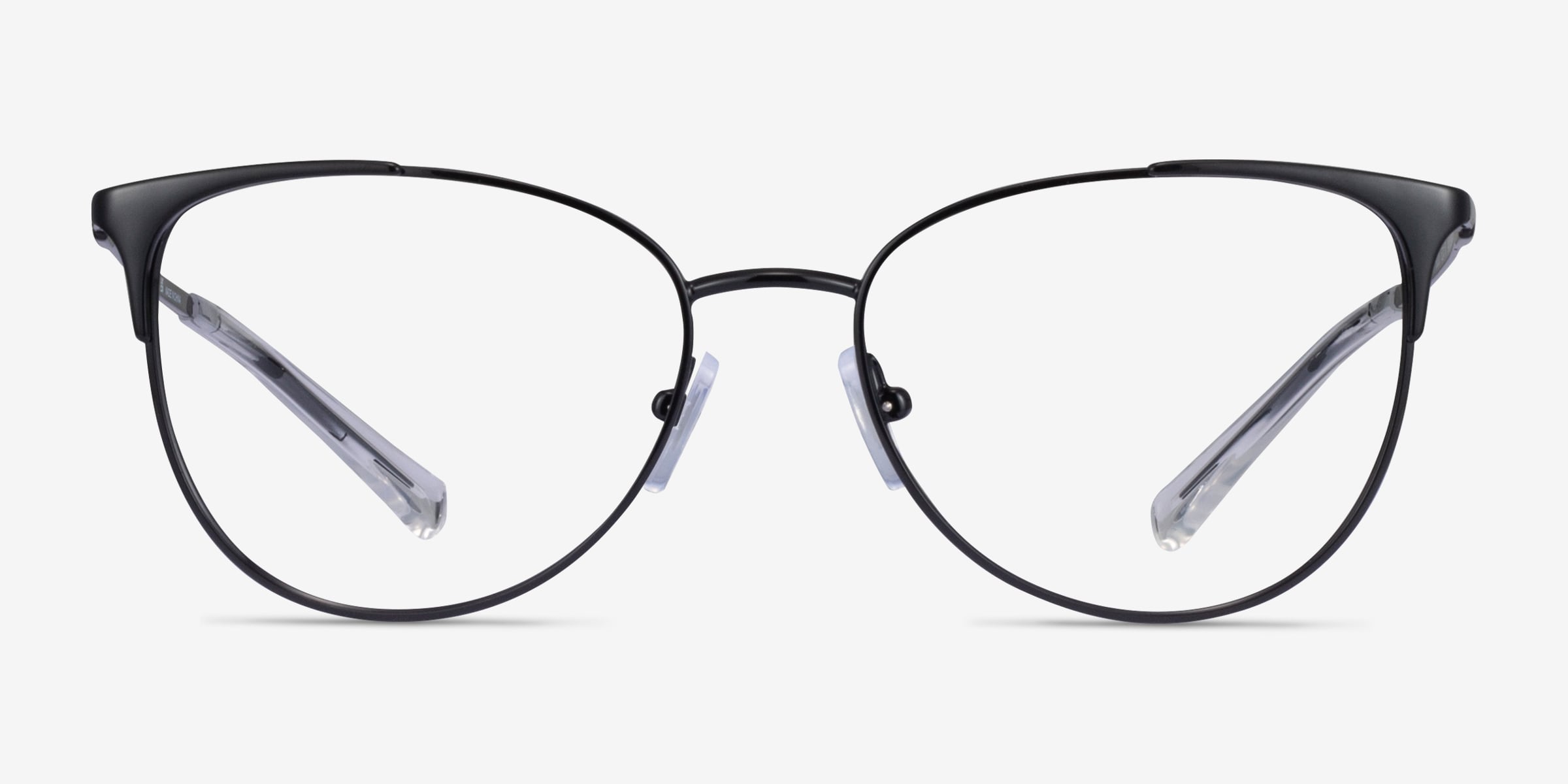 Armani Exchange AX1034 Cat Eye Rose Gold Black Frame Glasses For