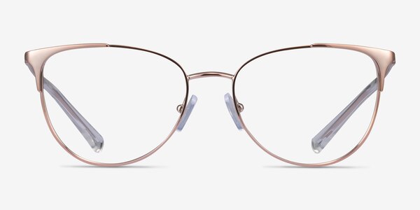 Armani Exchange AX1034 Shiny Rose Gold Metal Eyeglass Frames