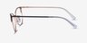 Armani Exchange AX1034 Rose Gold Black MetalEyeglass Frames from EyeBuyDirect, Side View