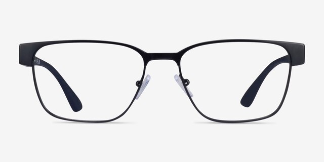 Armani Exchange AX1052 Matte Navy MetalEyeglass Frames from EyeBuyDirect, Front View