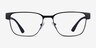 Armani Exchange AX1052 Matte Navy MetalEyeglass Frames from EyeBuyDirect, Front View