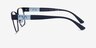 Armani Exchange AX1052 Matte Navy MetalEyeglass Frames from EyeBuyDirect, Side View