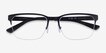 Armani Exchange AX1060 Matte Black MetalEyeglass Frames from EyeBuyDirect, Closed View