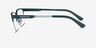 Armani Exchange AX1060 Matte Green MetalEyeglass Frames from EyeBuyDirect, Side View