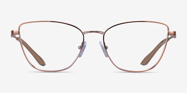 Armani Exchange AX1063 Shiny Rose Gold Metal Eyeglass Frames
