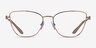 Armani Exchange AX1063 Shiny Rose Gold MetalEyeglass Frames from EyeBuyDirect, Front View