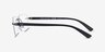Armani Exchange AX1064 Matte Gunmetal MetalEyeglass Frames from EyeBuyDirect, Side View