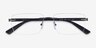 Armani Exchange AX1064 Matte Gunmetal MetalEyeglass Frames from EyeBuyDirect, Closed View