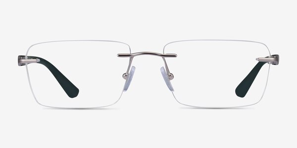 Armani Exchange AX1064 Matte Silver Metal Eyeglass Frames