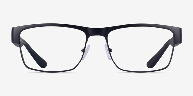 Armani Exchange AX1065 Matte Black Eco-friendlyEyeglass Frames from EyeBuyDirect, Front View