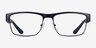 Armani Exchange AX1065 Matte Black Eco-friendlyEyeglass Frames from EyeBuyDirect, Front View