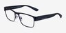 Armani Exchange AX1065 Matte Black Eco-friendlyEyeglass Frames from EyeBuyDirect, Angle View