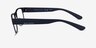 Armani Exchange AX1065 Matte Black Eco-friendlyEyeglass Frames from EyeBuyDirect, Side View