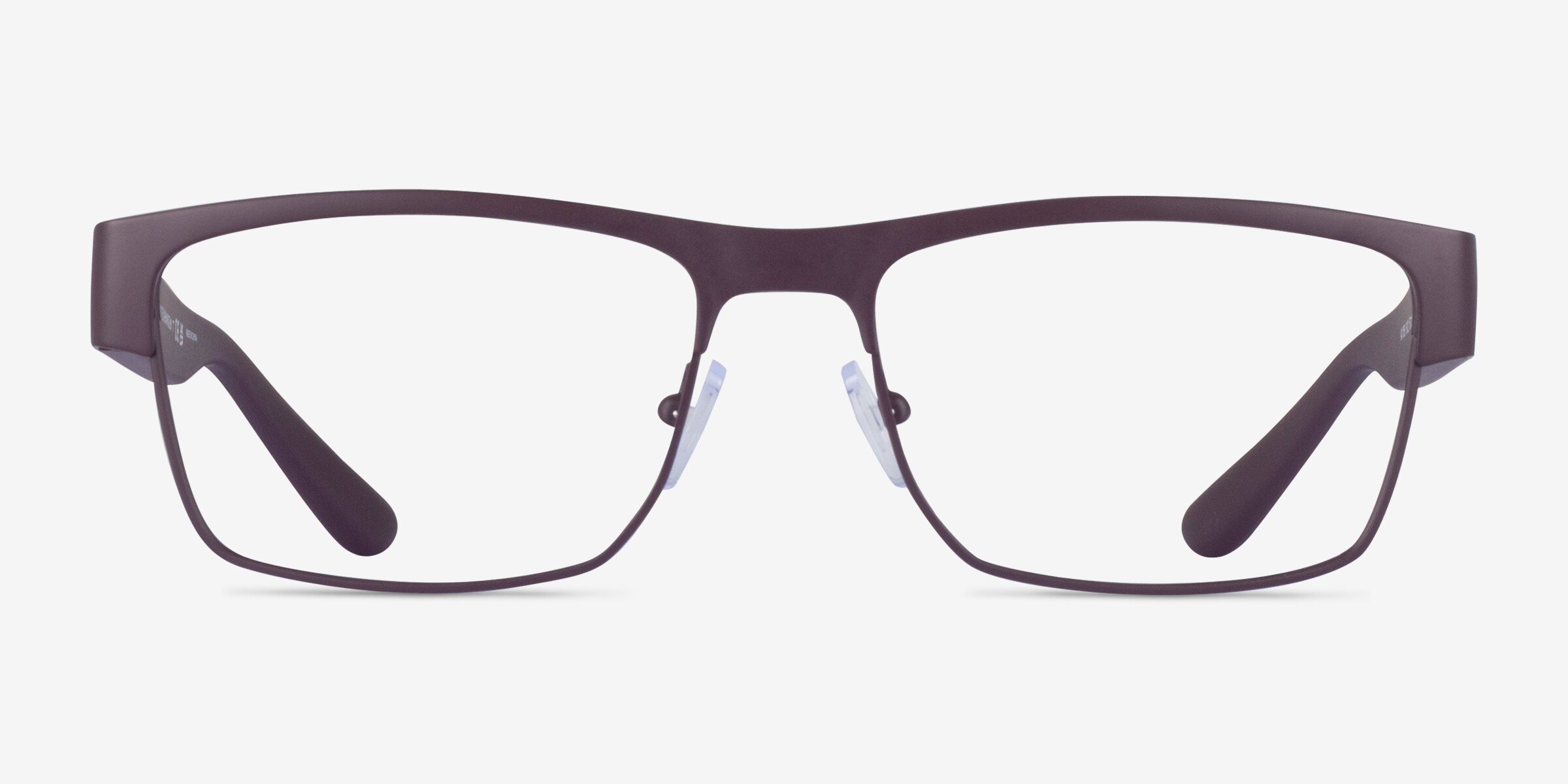 Armani Exchange AX1065 - Rectangle Matte Black Frame Eyeglasses