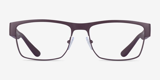 Armani Exchange AX1065 Matte Bordeaux MetalEyeglass Frames from EyeBuyDirect, Front View