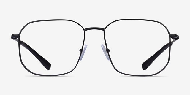 Armani Exchange AX1066 Matte Black MetalEyeglass Frames from EyeBuyDirect, Front View