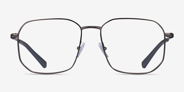 Armani Exchange AX1066 Matte Gunmetal MetalEyeglass Frames from EyeBuyDirect, Front View