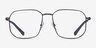 Armani Exchange AX1066 Matte Gunmetal MetalEyeglass Frames from EyeBuyDirect, Front View