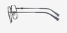 Armani Exchange AX1066 Matte Gunmetal MetalEyeglass Frames from EyeBuyDirect, Side View