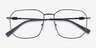 Armani Exchange AX1066 Matte Gunmetal MetalEyeglass Frames from EyeBuyDirect, Closed View