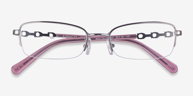 Coach HC5097 Gunmetal MetalEyeglass Frames from EyeBuyDirect, Closed View