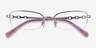 Coach HC5097 Gunmetal MetalEyeglass Frames from EyeBuyDirect, Closed View