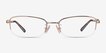 Coach HC5097 Light Gold MetalEyeglass Frames from EyeBuyDirect, Front View